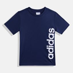 ADIDAS Boys Brand Logo Printed T-shirt-90