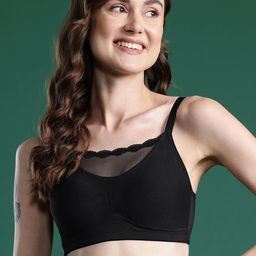 DressBerry Self Design Full Coverage Non Padded Bra-29