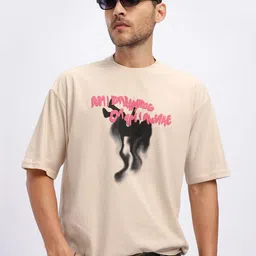 glitchez Men Typography Printed Relaxed Fit T-shirt-picture-23