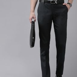 Arrow Men Checked Tailored Formal Trousers-image-53