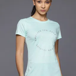 HRX by Hrithik Roshan Rapid-Dry Brand Logo Print Running T-shirt-image-28
