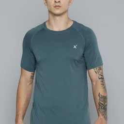 HRX By Hrithik Roshan Seamless Rapid-Dry Training Or Gym T-shirt-image-3