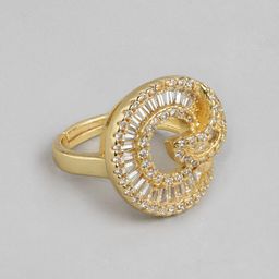 DressBerry Stone Studed Finger Ring-image-49