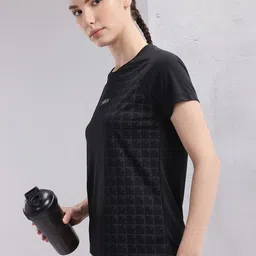 HRX by Hrithik Roshan Brand Logo Printed Rapid-Dry Running T-shirt-picture-10