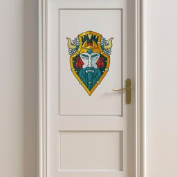 rawpockets Multi-Coloured Protector Wall Sticker-image-80