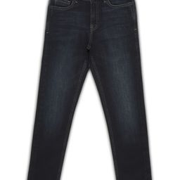 Allen Solly Junior Boys Navy Blue Regular Fit Mid-Rise Clean Look Jeans-picture-2