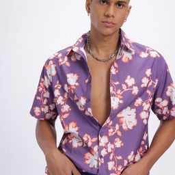 glitchez Floral Frenzy Relaxed Fit Shirt-image-15