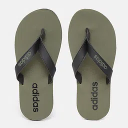 ADIDAS Men Brand Logo Print Thong Flip-Flops-10
