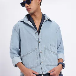 glitchez Urban Utility Button Up Denim Jacket-picture-39