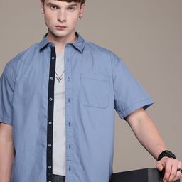 The Roadster Life Co. Pure Cotton Drop-Shoulder Sleeves Relaxed Fit Casual Shirt-picture-6