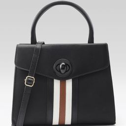 Mast & Harbour Textured Structured Satchel-46
