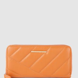 FCUK Women Quilted Zip Around Wallet-37