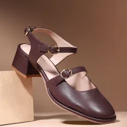 Kenneth Cole Block Mary Janes Heels With Buckles-image-60
