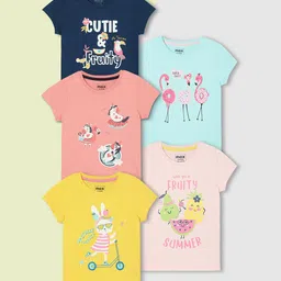 max Girls 5 Printed Applique T-shirt-picture-18