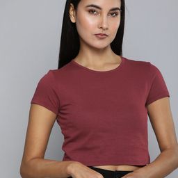 ether Solid Cotton Slim Fit T-shirt-image-61