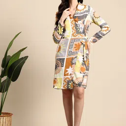 Mast & Harbour Tribal Print Dress-picture-21