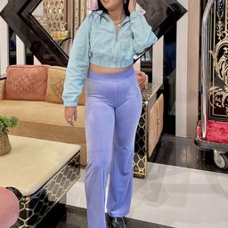 Tokyo Talkies Women Classy Blue Self-Design Jacket-image-74