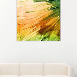999Store Brown, Green & Yellow Abstract Wall Art-10