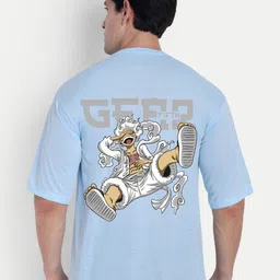 BENNY BROOKS Men Graphic Printed Oversized T-shirt-picture-16