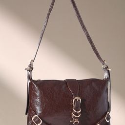 French Connection Textured Structured Shoulder Bag-image-78