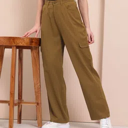 Mast & Harbour Women Twill Cargos-image-22