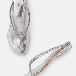Lino Perros Women Embellished Open Toe Flats-54