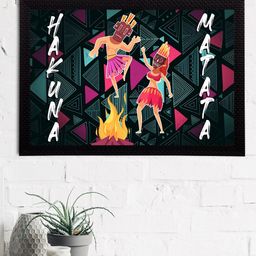 eCraftIndia Pink & Blue Tribal Theme Satin Matt Texture UV Art Painting-image-80