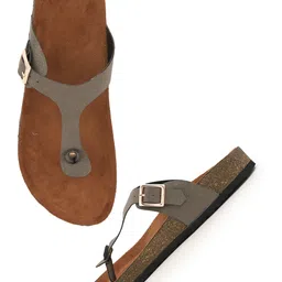 Lavie Women Open Toe T-Strap Flats-image-67