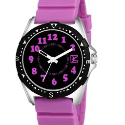 Kool Kidz Black & Purple Analogue Watch-image-69