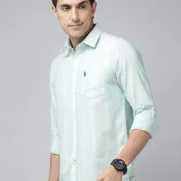 U.S. Polo Assn. Tailored Fit Pure Cotton Casual Shirt-picture-12