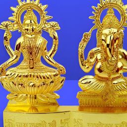 Navyaksh Gold-Toned Idol Religious Showpiece-picture-23
