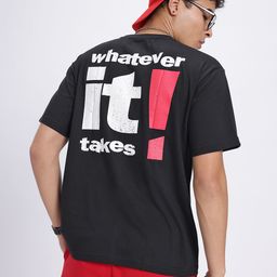 glitchez Savage Statement Printed Regular Fit T-shirt-image-25
