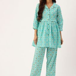 ETC Printed Pure Cotton Night Suit-image-75