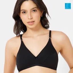 intimacy LINGERIE Pack of 3 Medium Coverage All Day Comfort Cotton Plunge Bras-picture-17