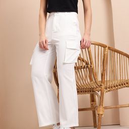 Mast & Harbour Women Cargo Styles Trousers-image-81