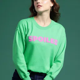 DressBerry Typography Print Sweatshirt-image-94