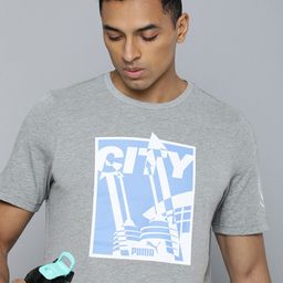 Puma Men Typography Printed Manchester City Ftblicons Football T-shirt-image-11