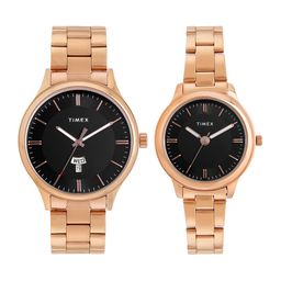 Timex Unisex Bracelet Style Straps His & Her Analogue Watch TW00ZP009-picture-6