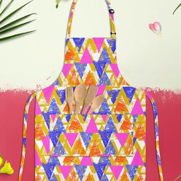 ArtzFolio Kids Yellow Printed Cotton Aprons-29