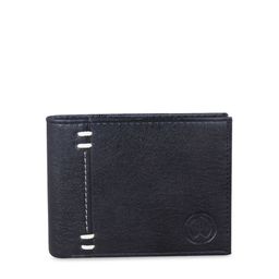 TnW Men Black Solid Handcrafted Two Fold Wallet-image-27