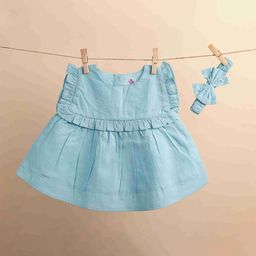 TWEENY MINI Girls Pure Cotton Fit & Flare Dress-picture-30