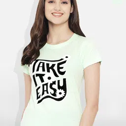 Fabflee Pack of 2 Typography Printed T-Shirt-image-74