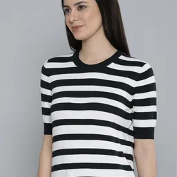 Levis Short Sleeves Striped Pullover Sweater-image-66