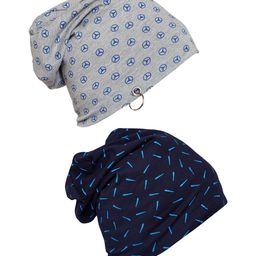 VIMAL Men Set of 2 Printed Beanies-17