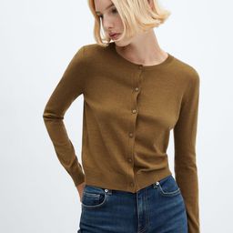 MANGO Women Solid Cardigan-picture-26