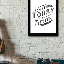 TIED RIBBONS Black & White Inspirational Typographic Wall Art-image-49