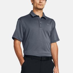 UNDER ARMOUR Tech Polo Collar Self-Design Drop-Shoulder Sleeves Loose Fit T-shirt-image-23