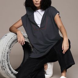 The Roadster Lifestyle Co. Oversized Longline Hooded Sweatshirt-image-68