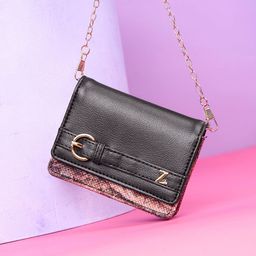 ZOUK Ladakh Impasto Abstract Printed Sling Bag-image-1