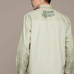 Roadster Men Classic Printed Pure Cotton Casual Shirt-image-66